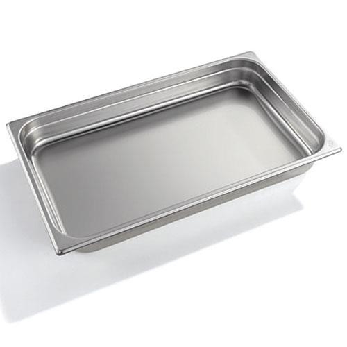 Bac gastronorme GN1/1 - Profondeur 80 mm en inox